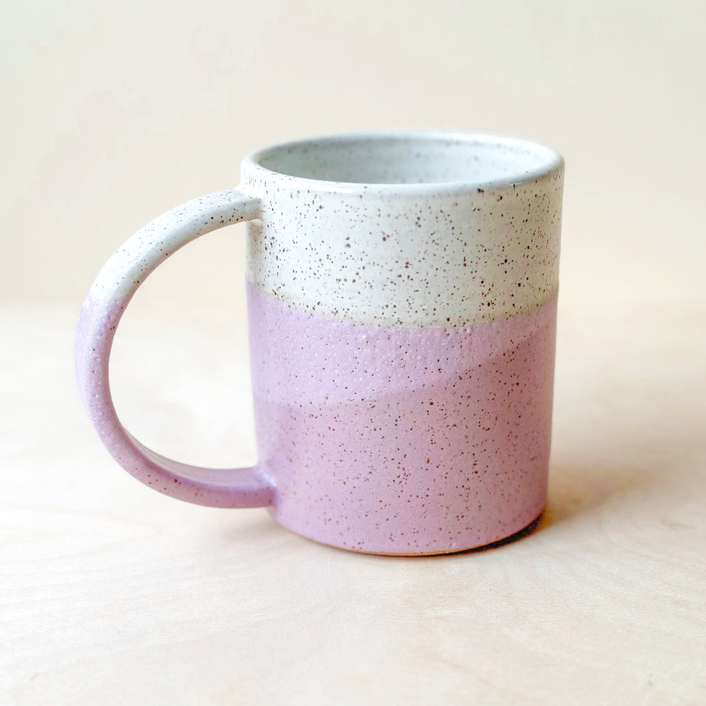 Large Speckled Lavender Mug 20oz. // Second – Stone & Sage Ceramics
