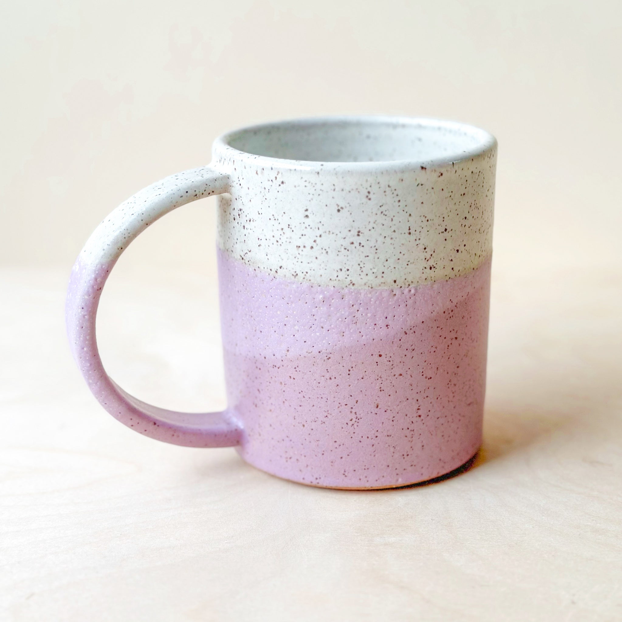 Large Speckled Lavender Mug 20oz. // Second