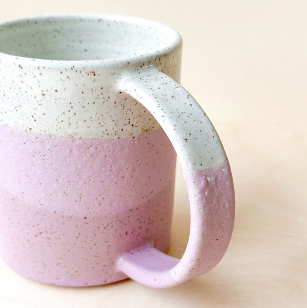 Large Speckled Lavender Mug 20oz. // Second