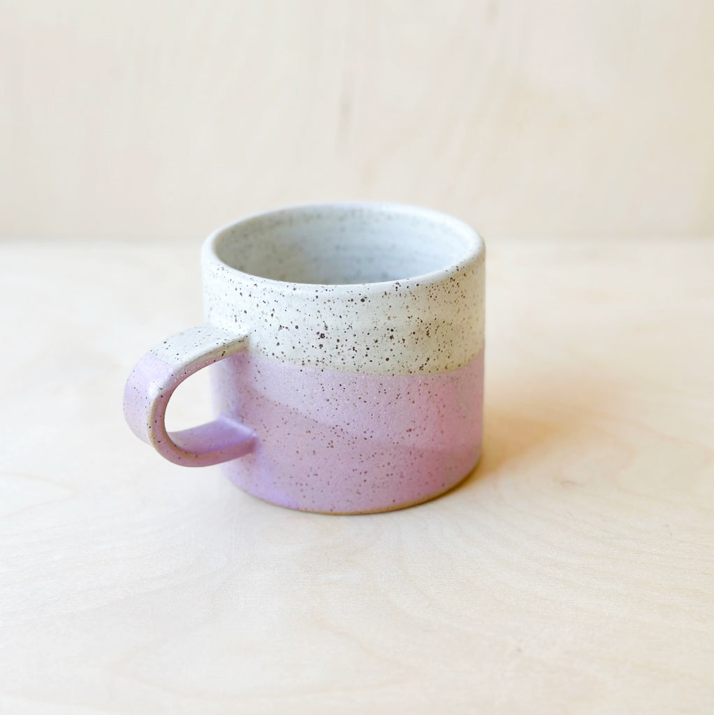 Ceramic Hand Carved Spring Lavender Mug (L-6) – Primrose Studio