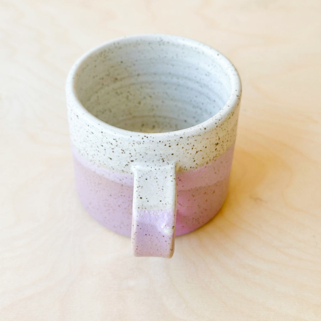 Ceramic Coffee Mug White Speckled 12 oz – Mogarden