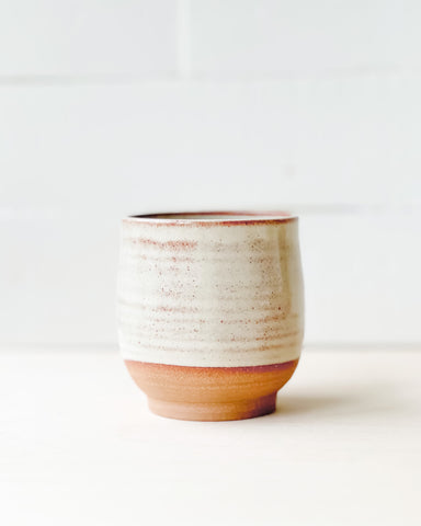 Stoneware Shino Wine Cup // Sale