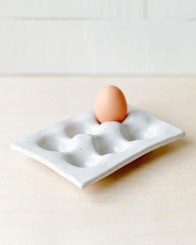 Ceramic Egg Tray Dish
