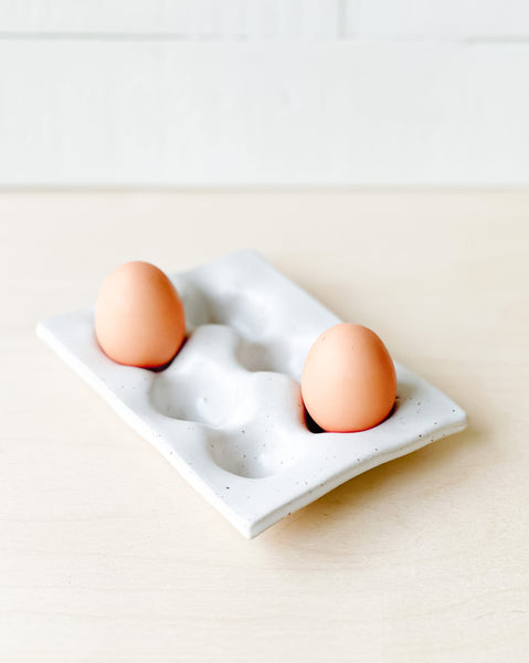 Ceramic Egg Tray Dish