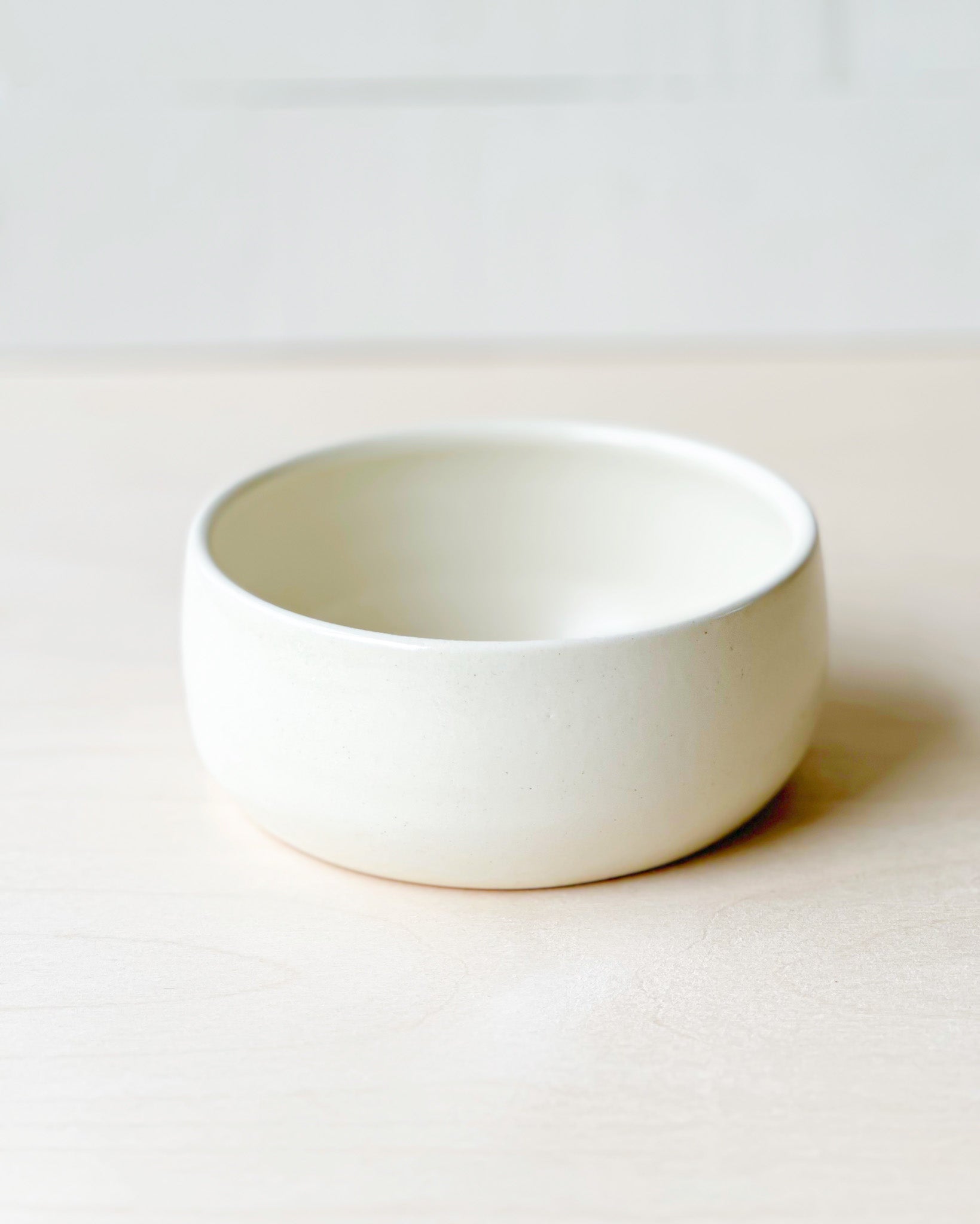 Satin Ivory Bowl // Sale