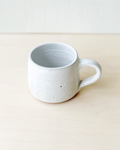 Gloss White Speckled Mug // Second